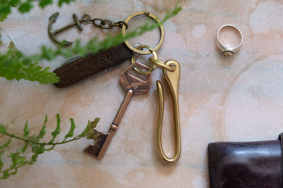 Hoy Solid Brass Key Hook
