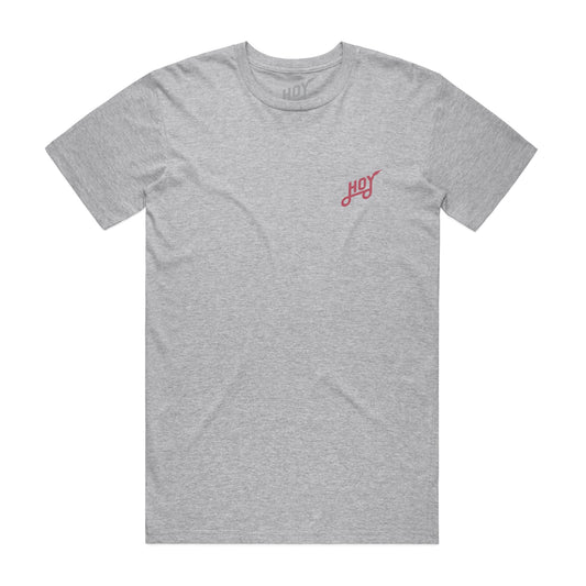 Hoy Wabi-sabi Organic T-Shirt - Grey Marl