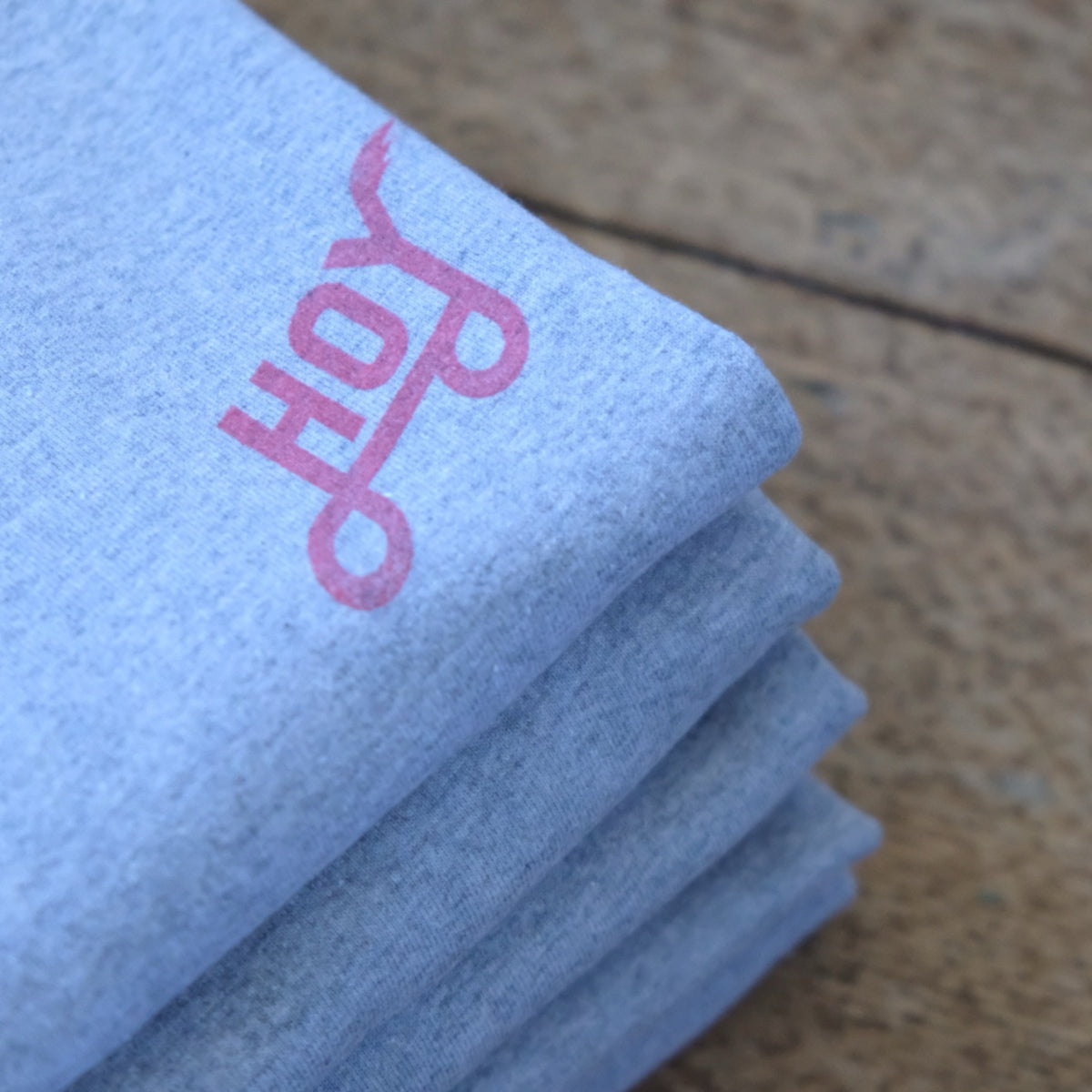Hoy Wabi-sabi Organic T-Shirt - Grey Marl