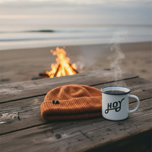 Hoy Merino Wool Beanie - Caramel