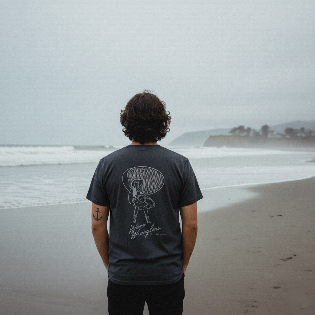 Hoy Wave Wranglers T-shirt - Ash - Last Two