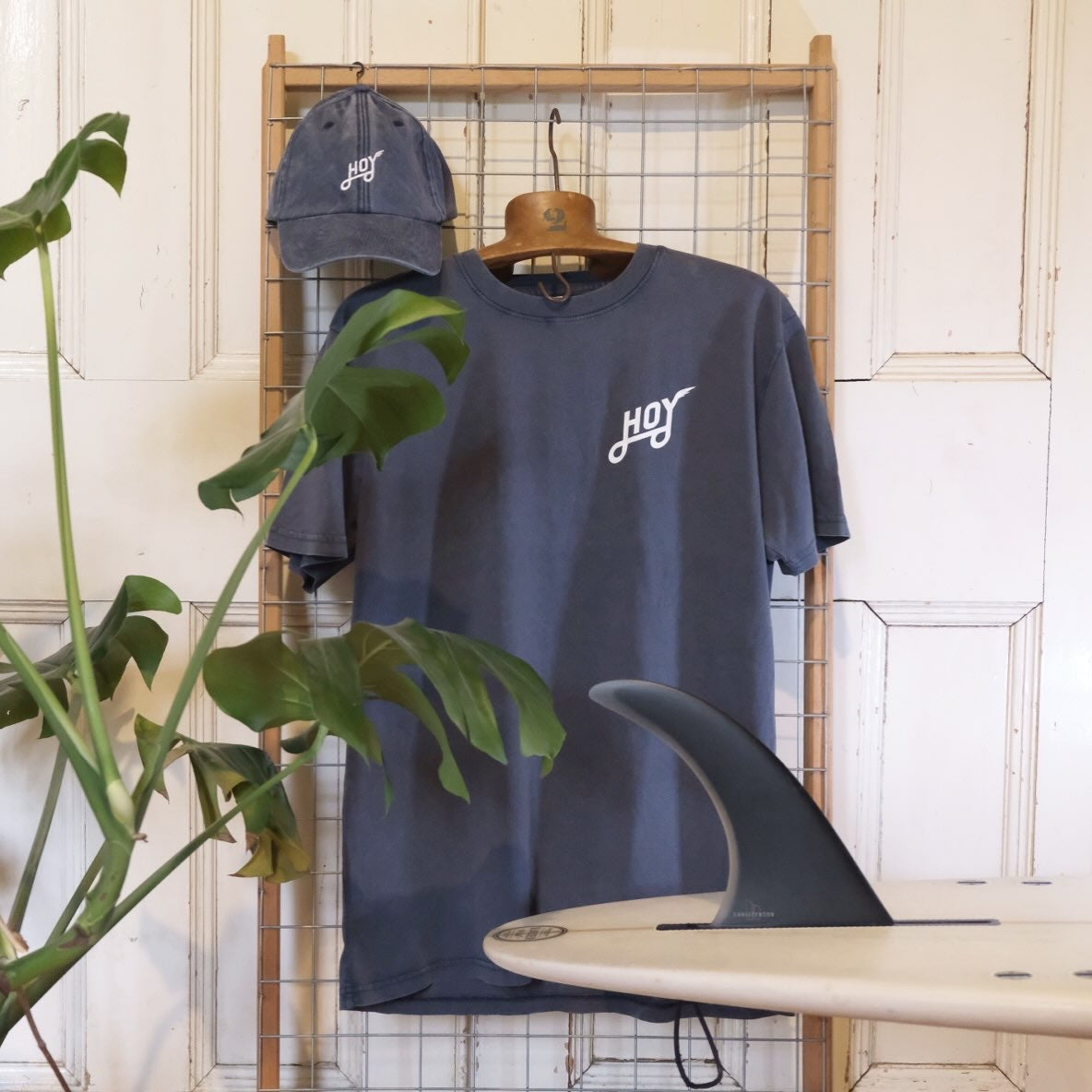 Hoy Uptown Organic T-shirt - Vintage Blue