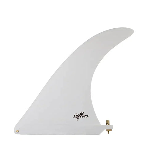 Deflow Cream 9.75″ Longboard Single Fin - White