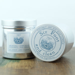 Six Foot and Clean x Blue Juice Candle