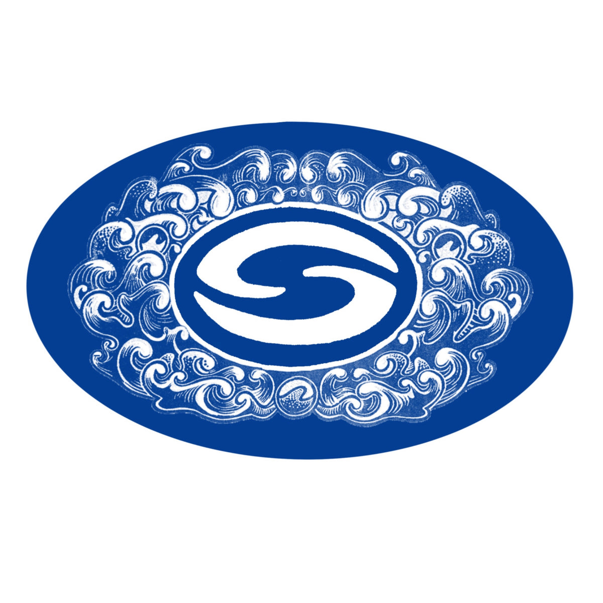 Blue Juice Classic Logo Sticker - Royal 