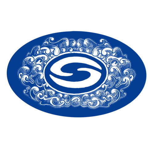 Blue Juice Classic Logo Sticker - Royal 