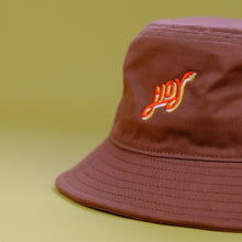 Load image into Gallery viewer, Hoy Classics Embroidered Bucket Hat - Rust / Sunrise
