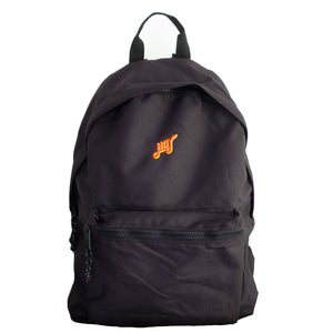 Hoy Recycled Daily Backpack - Pitch Black / Sunrise - 18L