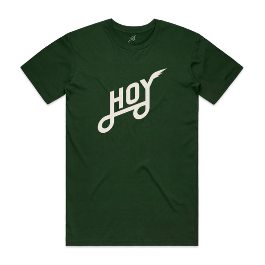 Hoy Classics T-shirt - Forest / Natural - Last One