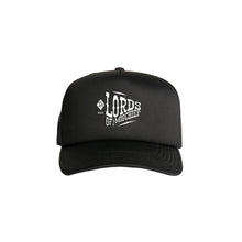 Load image into Gallery viewer, Hoy Lords Of Mischief Trucker Hat - Black / White

