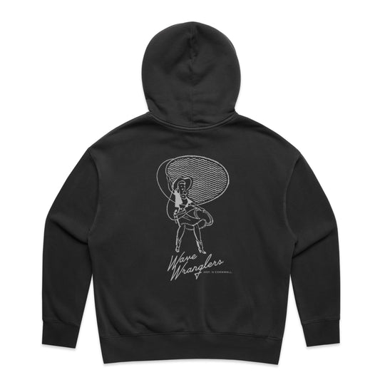 Women's Hoy Wave Wranglers Hoodie - Dusty Black