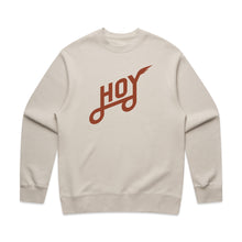 Load image into Gallery viewer, Hoy Classics Crew Neck Sweater - Natural / Rust 
