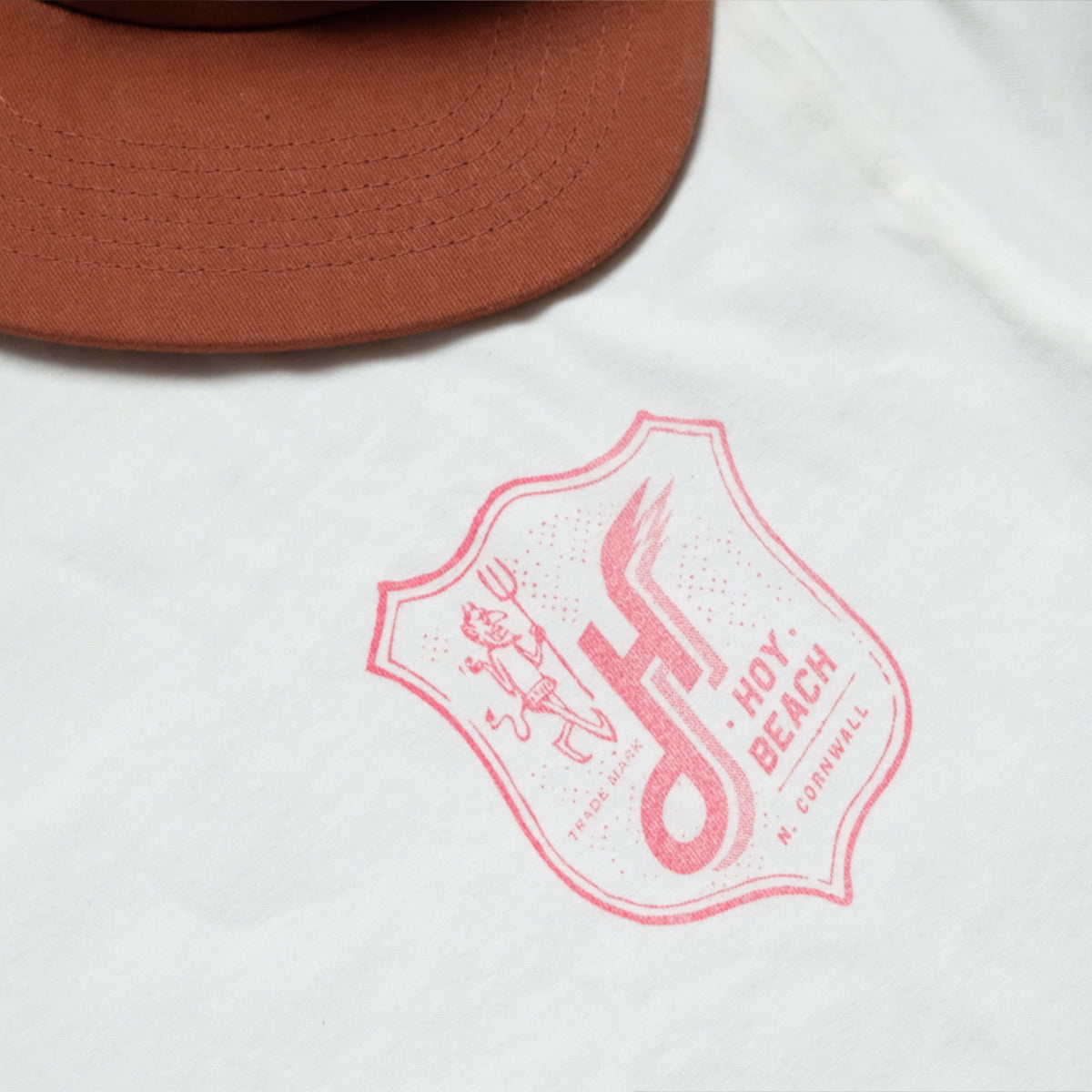 Hoy Wabi-sabi Hoy Beach Organic T-Shirt - Vintage White