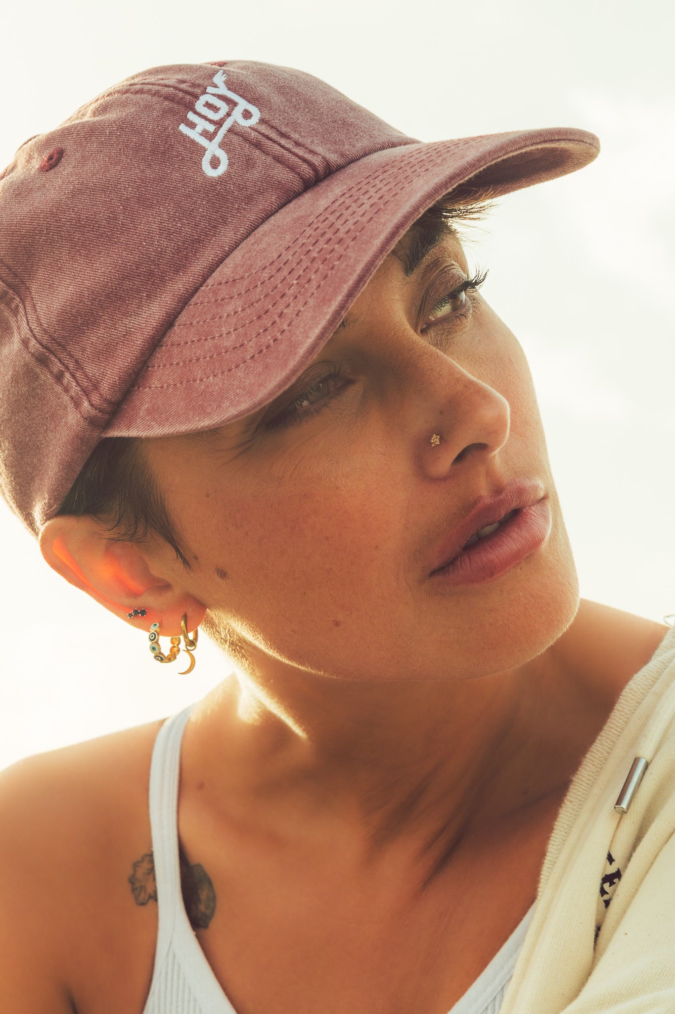 Hoy Explore Dad Hat - Vintage Red