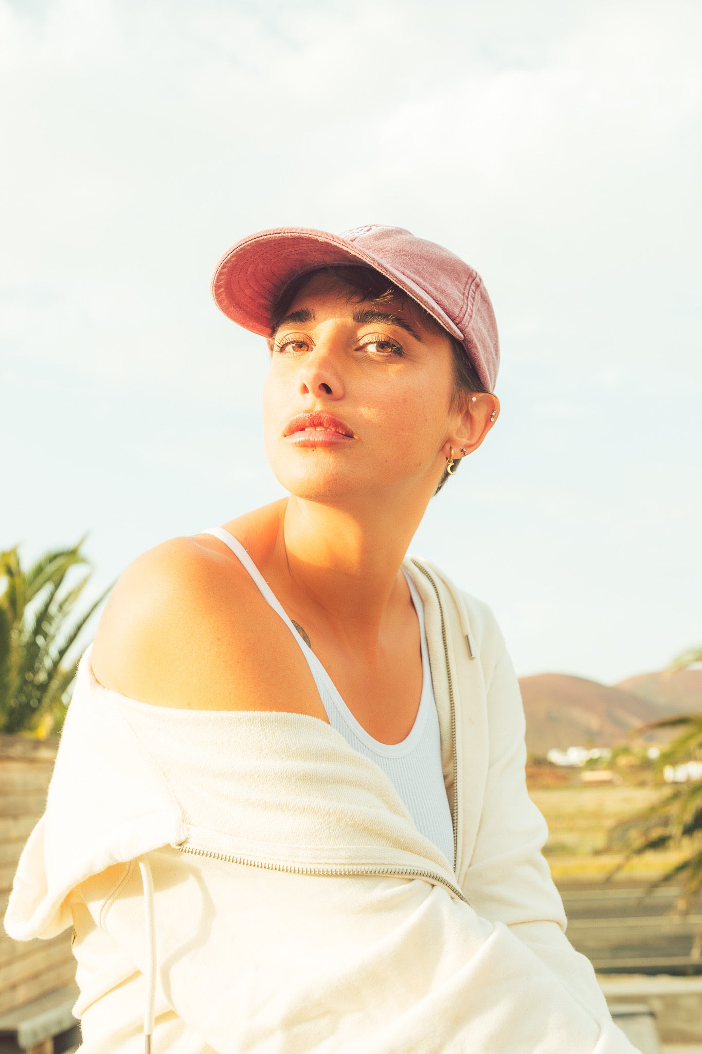 Hoy Explore Dad Hat - Vintage Red