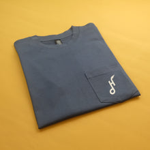 Load image into Gallery viewer, Hoy Downtown Pocket T-shirt - Petrol / Foam - Last Size
