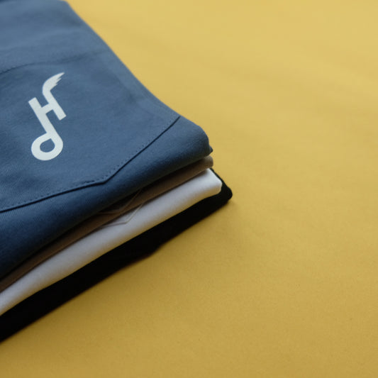 Hoy Downtown Pocket T-shirt - Petrol / Foam