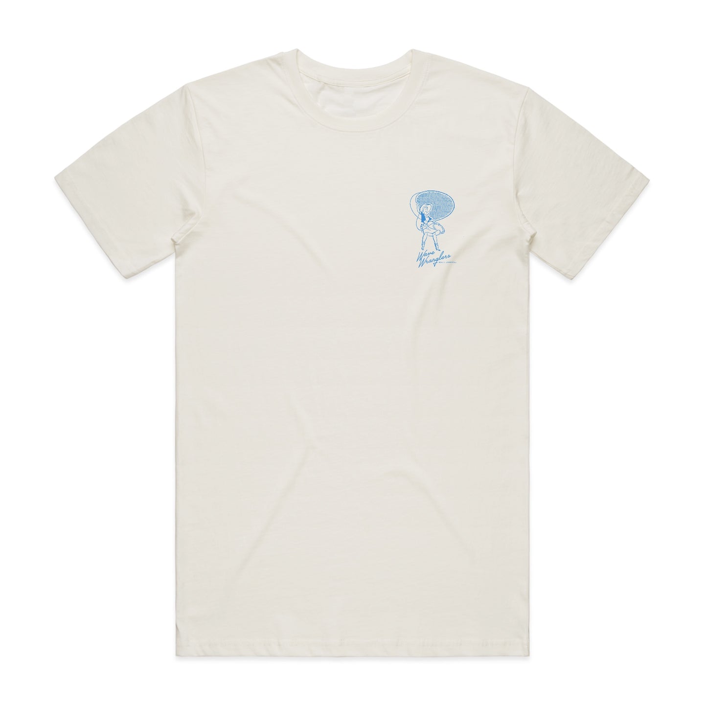 Hoy Wabi-sabi Wave Wranglers Organic T-Shirt - Vintage White