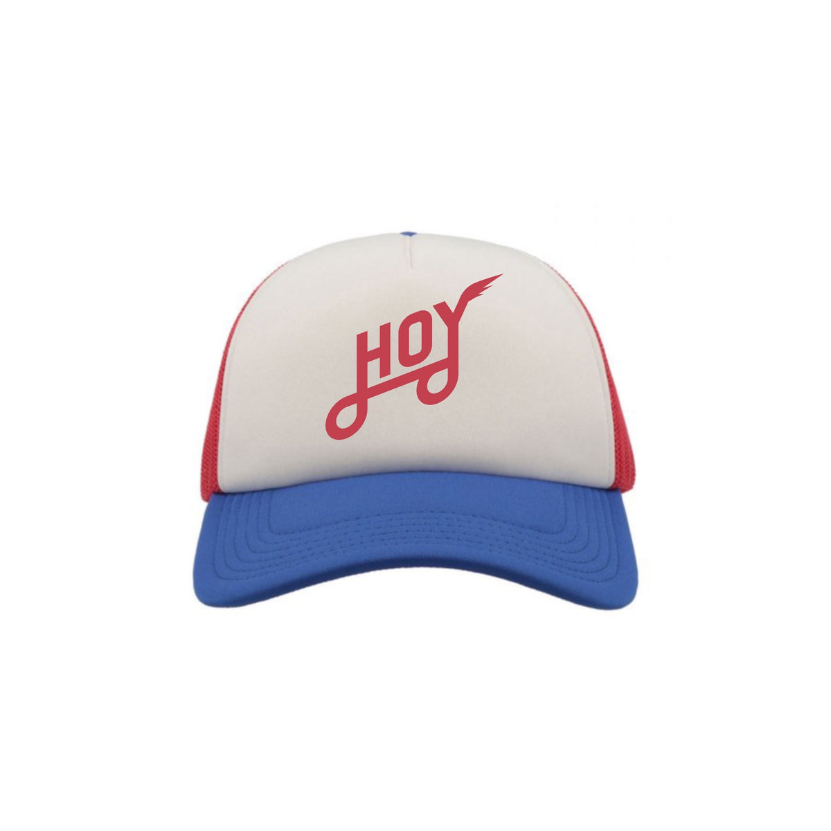 Hoy Classics Original Trucker Cap - Red / White / Blue