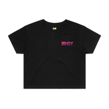 Load image into Gallery viewer, Women&#39;s Hoy 1982 Crop T-shirt - Black - Last One
