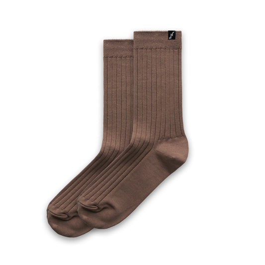 Women's Hoy Daily Socks - Milk Chocolate