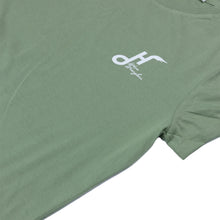 Load image into Gallery viewer, Women&#39;s Wave Wranglers Organic T-shirt - Soft Green - Last Size
