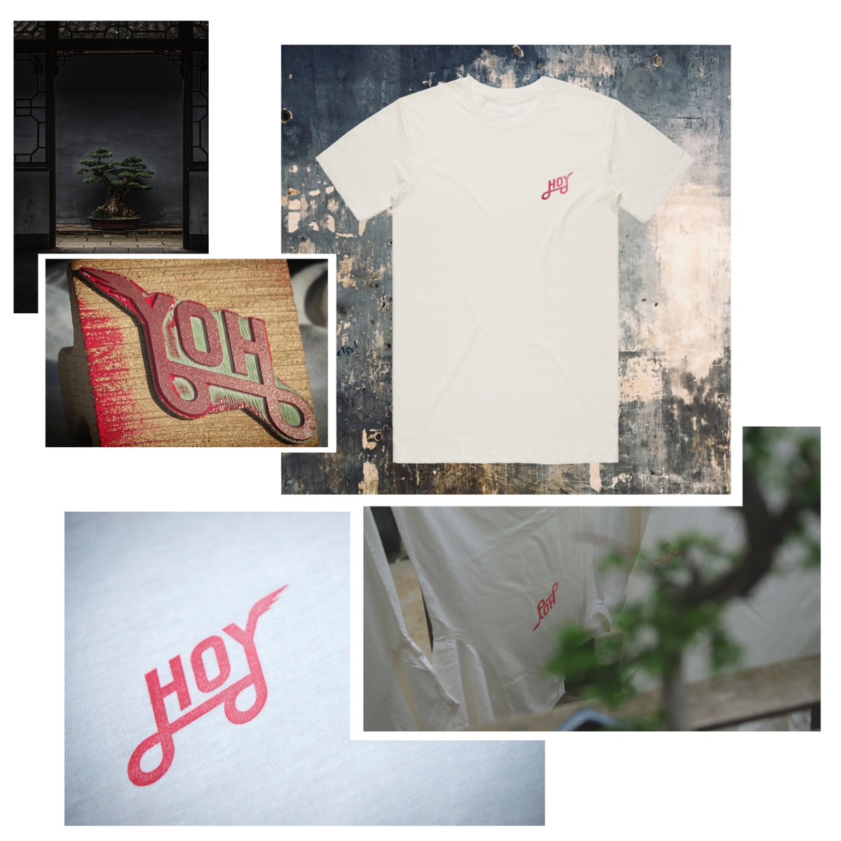Hoy Wabi-sabi Organic T-Shirt - Vintage White