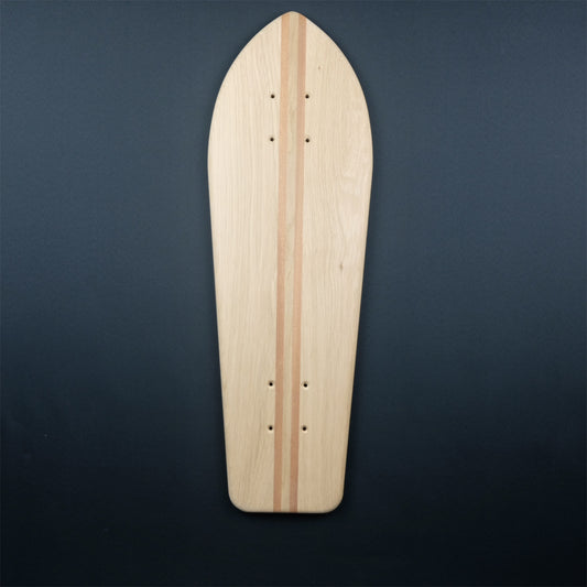 Oak & Sapele Skateboard Deck