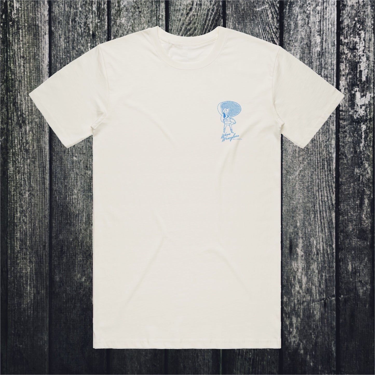 Hoy Wave Wranglers Organic T-Shirt - Vintage White