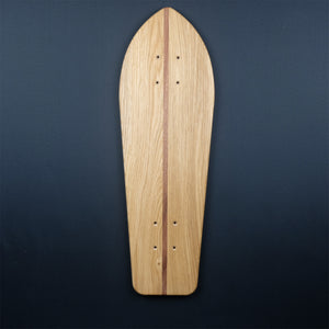 Oak & Sapele Skateboard Deck