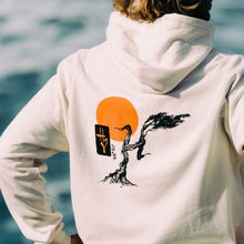 Load image into Gallery viewer, Hoy Storm Tree Hooded Sweater - Ecru
