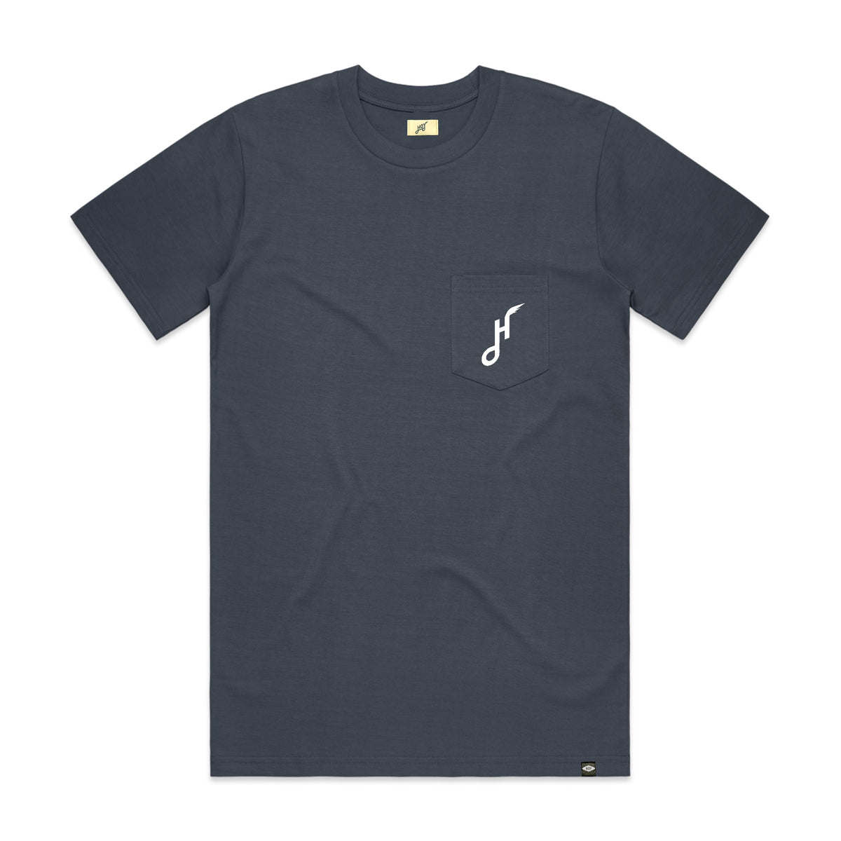 Hoy Downtown Pocket T-shirt - Petrol / Foam