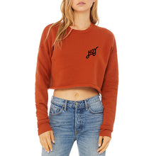 Load image into Gallery viewer, Women&#39;s Hoy Classics Crop Sweater - Embers
